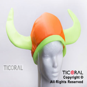 SOMBRERO VIKINGO FLUO x 1
